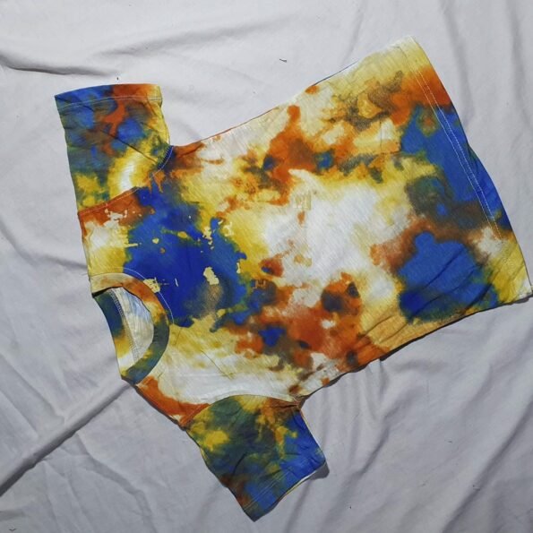 Kids Tie Dye Multi Tee Shirts - 100% Cotton