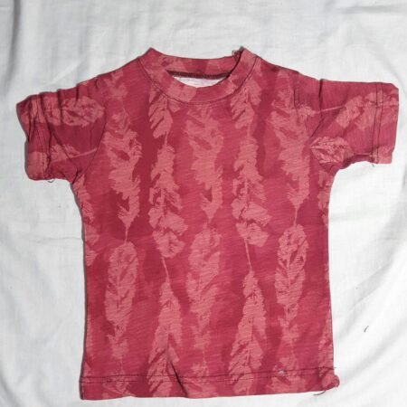 Kids Tie Dye Maroon Tee Shirts - 100% Cotton