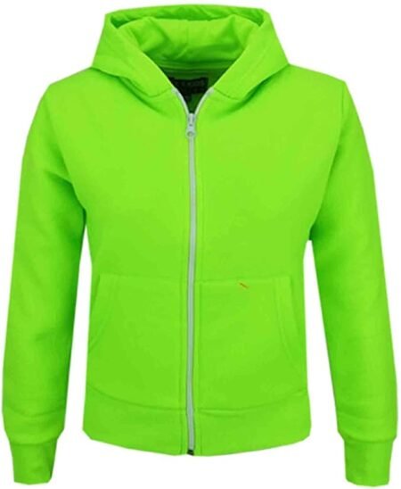 Minor Fault Neon Green Zipper for Boys and Girls