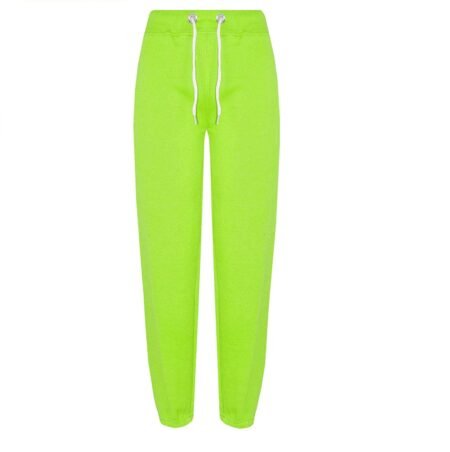 Minor Fault Fleece Neon Green Trouser For Girls and Boys