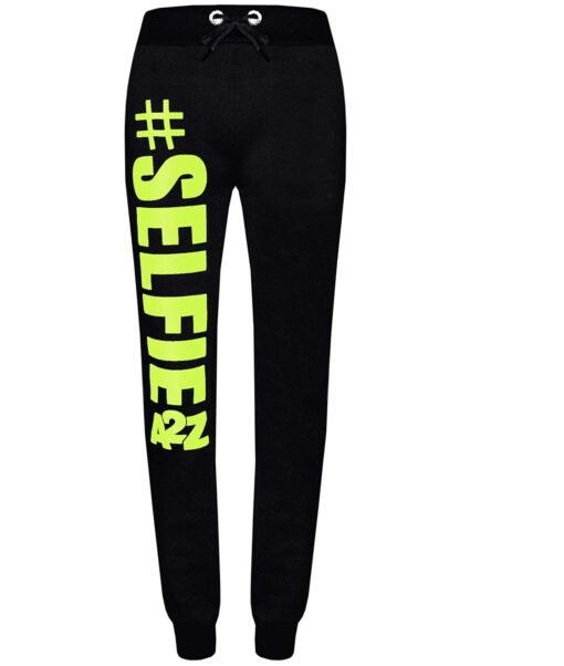 Minor Fault Fleece Black Green Trouser #Selfie Design For Boys and Girls