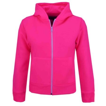 Minor Fault  Kids Export Leftover Neon Fleece Pink Zipper For Girls