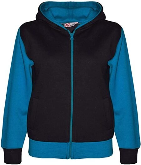 Minor Fault Kids Export Leftover Black Blue Fleece Zipper For Boys