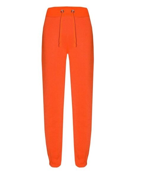 Minor Fault Fleece Neon Orange Design Trouser For Girls