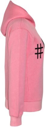 Minor Fault Kids Export Leftover Pink Crop Top Selfie Fleece Hoodie For Girls