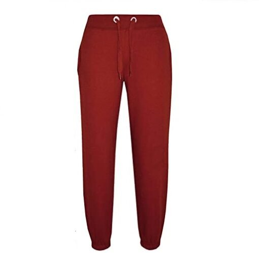 Minor Fault Fleece Black Maroon Trouser For Boys and Girls