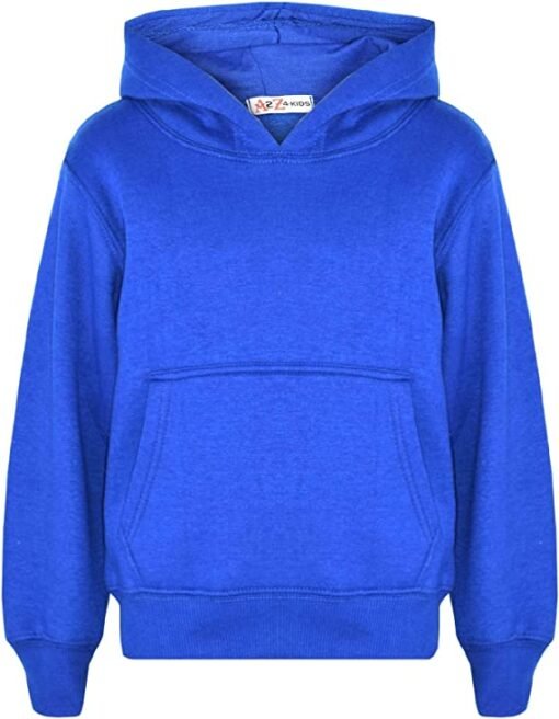 Minor Fault Kids Fleece Royal Blue Hoodie for Boys