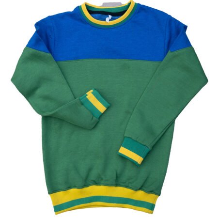 Fleece Blue Green Sweat Shirt