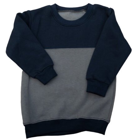 Fleece Blue Charcoal Sweat Shirt