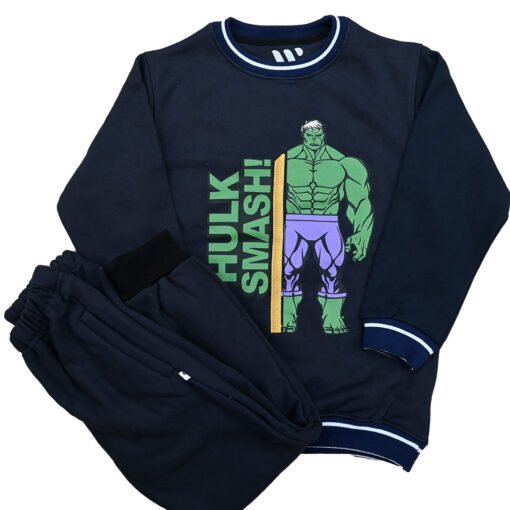 Fleece Navy Blue Hulk Track Suit