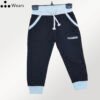 Black Grey Heavy Cotton Trouser for Kids