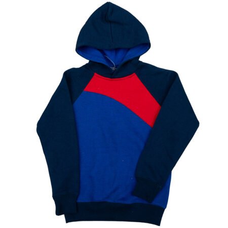 Fleece Black Blue Hoodie H1