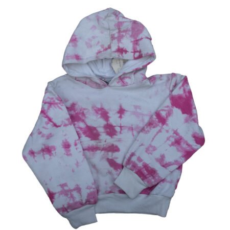 Minor Fault Fleece White Pink Hoodie H1 crop top