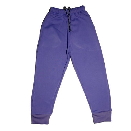 Fleece Purple Zipper Track Suit - Image 3
