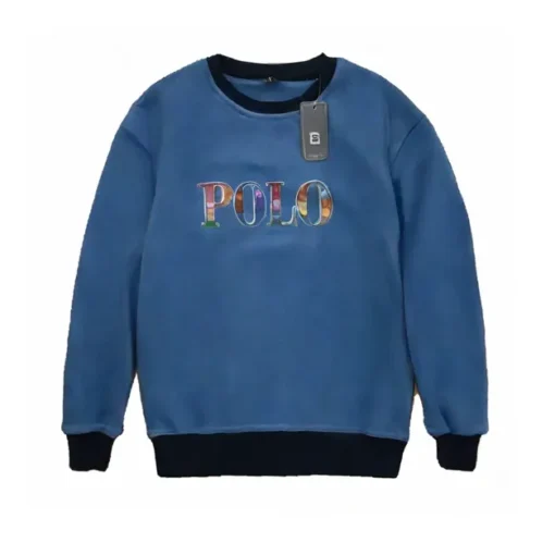 Cotton Fleece S.Blue Sweatshirt