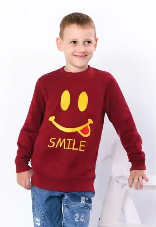 Kids Fleece Red Sweatshirt for boys and Girls